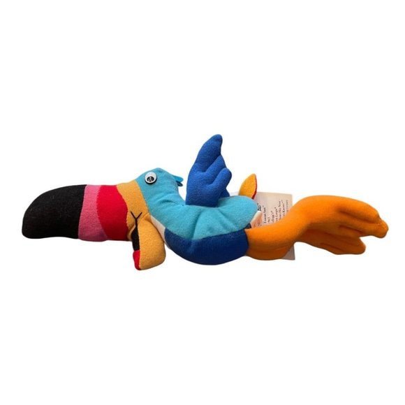 Kellogg's Toucan Sam 1997 Plush 9" Bean Bag Breakfast Bunch Froot Loops Tag - Picture 7 of 10